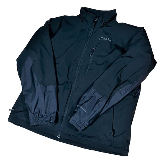 Men's Columbia Insulated Softshell Jacket, Black, Size L - Picture 3 of 16